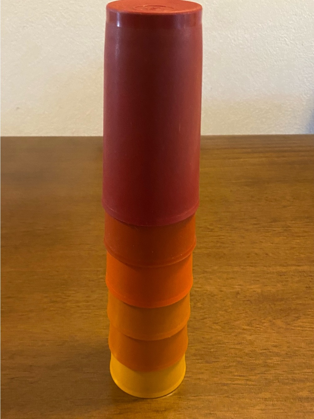 6 Vintage Tupperware 12oz Tumblers